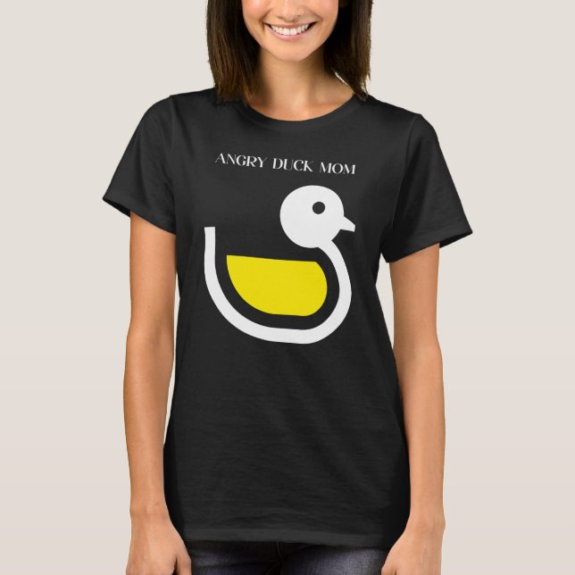 ilsken anka mamma ankor t shirt (Framsida)