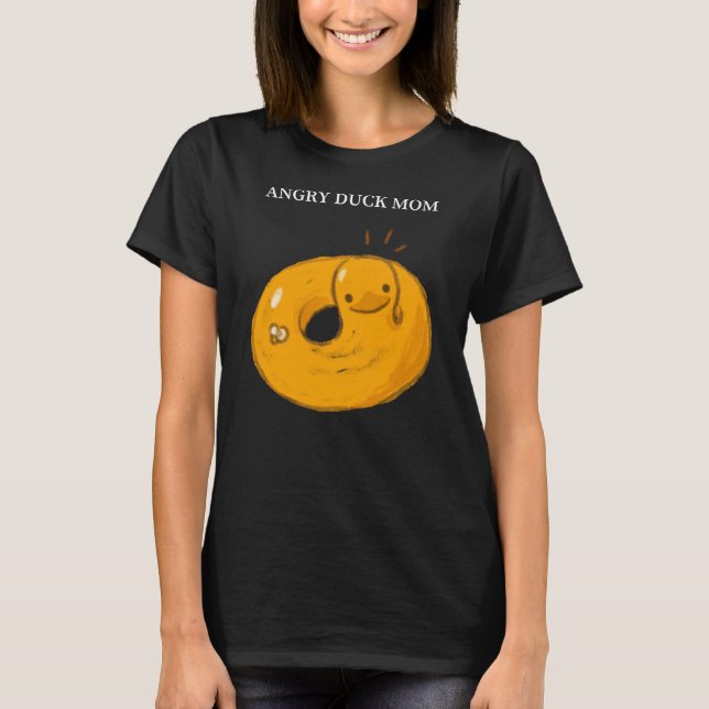ilsken anka mamma ankor t shirt (Framsida)