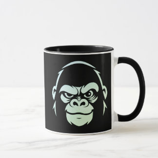 Ilsken apa-lugn apa 2Tone-Stressed Ape Studios log Mugg