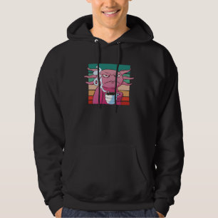 Ilsken axolotl kaffekopp onda ögat irriterad hoodie