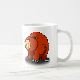 Ilsken björnmugg kaffemugg