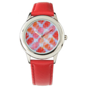 Ilsken blick från designstrukturbakgrund armbandsur