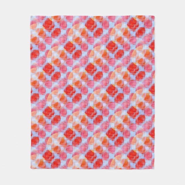 Ilsken blick från designstrukturbakgrund fleecefilt (Framsidan)