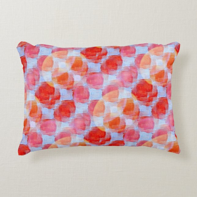 Ilsken blick från designstrukturbakgrund prydnadskudde (Framsidan)