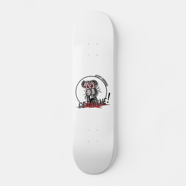 Ilsken ekorrelogotypSkateboard Mini Skateboard Bräda 18,5 Cm (Framsida)
