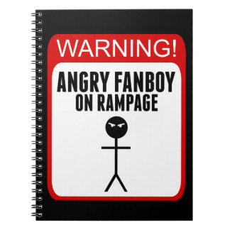 Ilsken Fanboyanteckningsbok Anteckningsbok