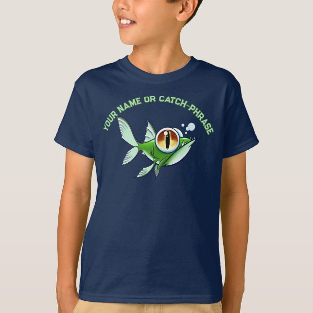 ILSKEN FISK ANPASSA! av Jeff Willis T Shirt (Framsida)