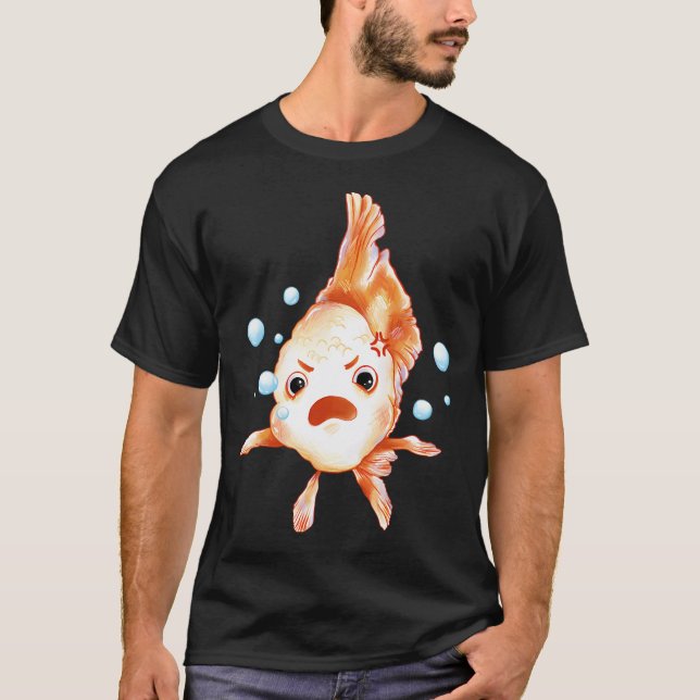 Ilsken fisk t shirt (Framsida)