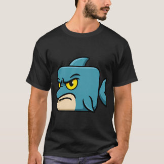 Ilsken Fyrkantig Delfin T Shirt