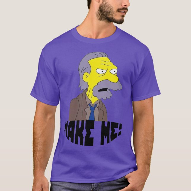 Ilsken gammal man t shirt (Framsida)
