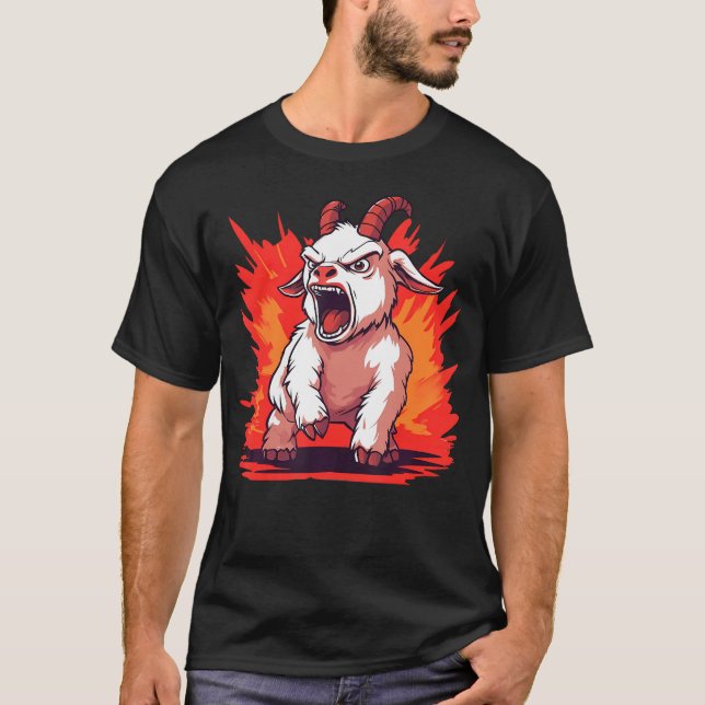 Ilsken Get Rolig Get T Shirt (Framsida)