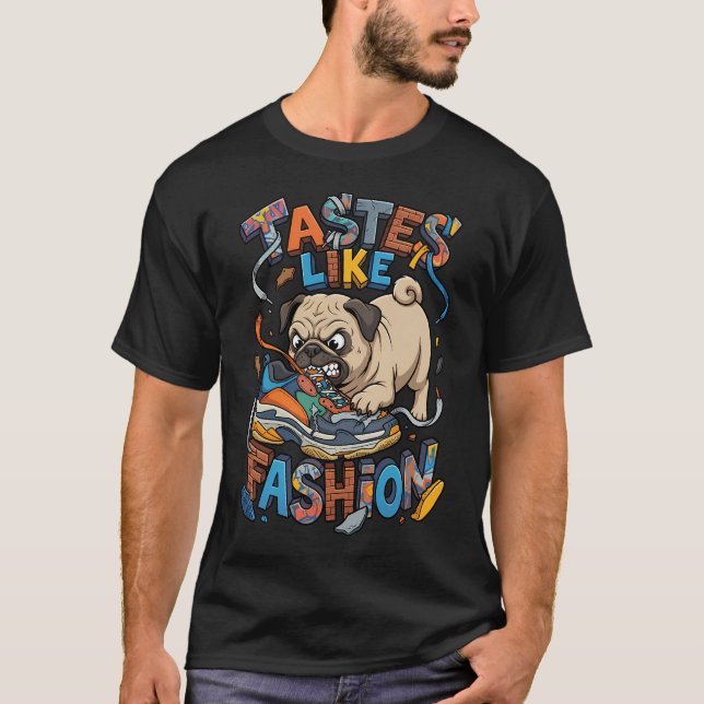 Ilsken hund t shirt (Framsida)