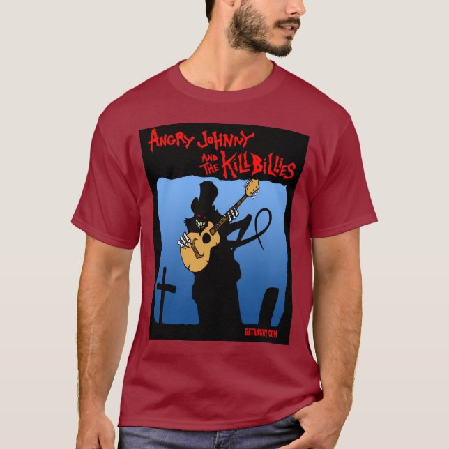 Ilsken Johnny Gravestonedemon Tee Shirt (Framsida)