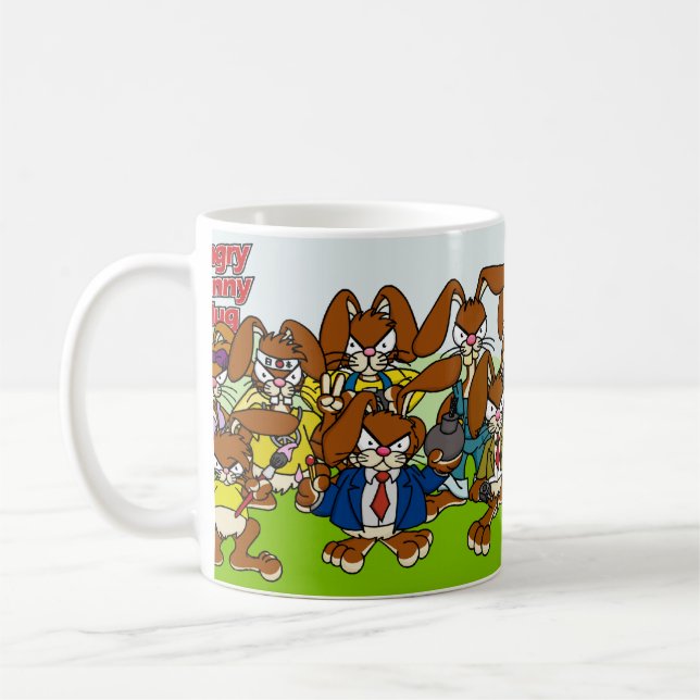 Ilsken kaninmugg - Cast 2007 Kaffemugg (Vänster)