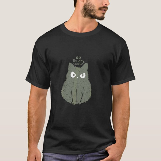 ILSKEN KATT INGET RÖRA RÖRA! T SHIRT (Framsida)