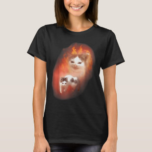 Ilsken Katt Meme Rolig Dum Katt Kattälskare Humor T Shirt