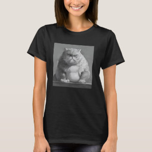 ilsken katt, rolig katt t shirt