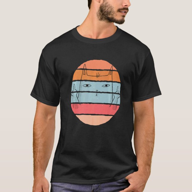 Ilsken katt t shirt (Framsida)