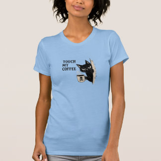 ilsken kattkaffe varning t shirt