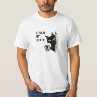 ilsken kattkaffe varning t shirt