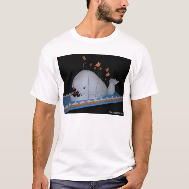 Ilsken kuggningvaltårta tee shirt (Framsida)