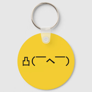 Ilsken långfingerEmoticonjapan Kaomoji Nyckelring
