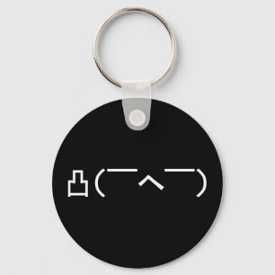 Ilsken långfingerEmoticonjapan Kaomoji Nyckelring