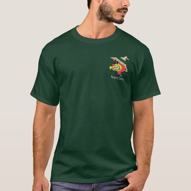 Ilsken Larry fick- logotyp Tee Shirt (Framsida)