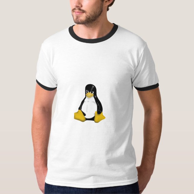 ILSKEN LINUXTUXPINGVIN T-SHIRT (Framsida)