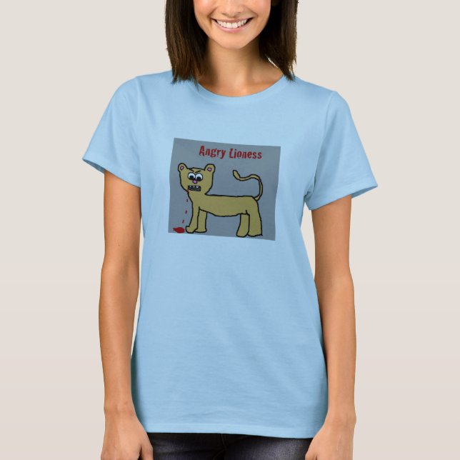 Ilsken Lioness! Tee Shirt (Framsida)