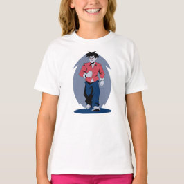 Ilsken man som går t shirt