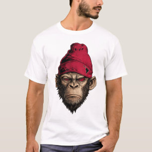 Ilsken Monkey Street Style – Urban rebellapapa T Shirt
