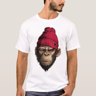 Ilsken Monkey Street Style – Urban rebellapapa T Shirt