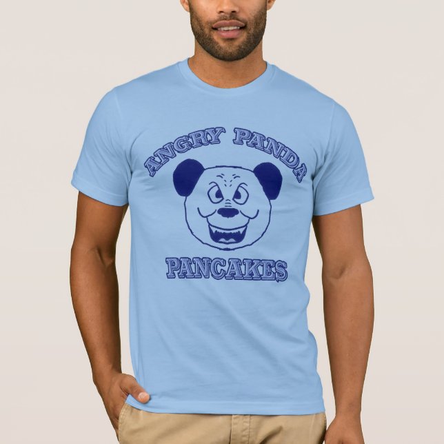Ilsken Panda Pannkakor T Shirt (Framsida)