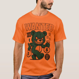 Ilsken Peng T-Shirt för Cartoon – Modig Streetwear