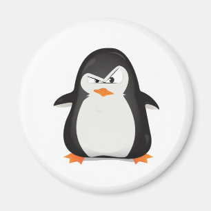 Ilsken pingvin magnet