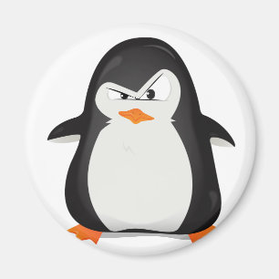 Ilsken pingvin magnet