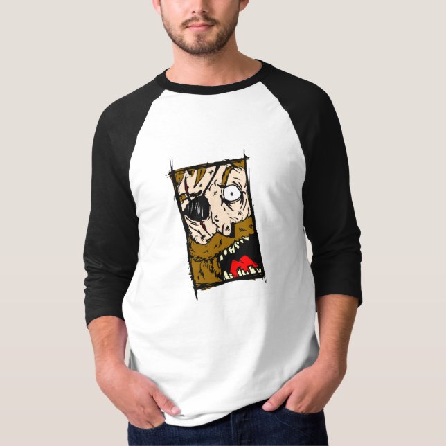 Ilsken pirat Jersey Tee (Framsida)