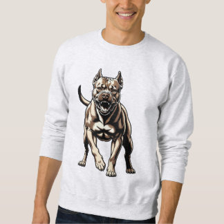 Ilsken Pitbull Lång Ärmad Tröja