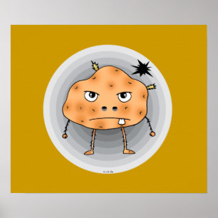 Ilsken potatis poster