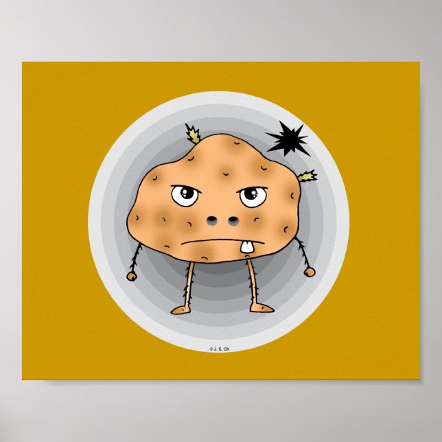 Ilsken potatis poster (Framsidan)