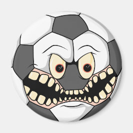 ilsken rasande fotboll magnet