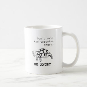 Ilsken sköldpadda kaffemugg