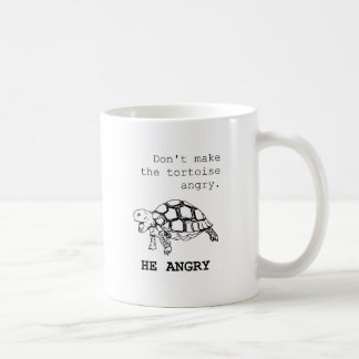 Ilsken sköldpadda kaffemugg