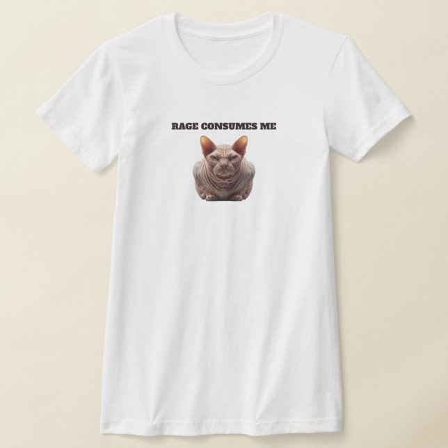 Ilsken Sphynx Katt T Shirt (Laydown)