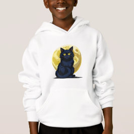 Ilsken svart katt t shirt