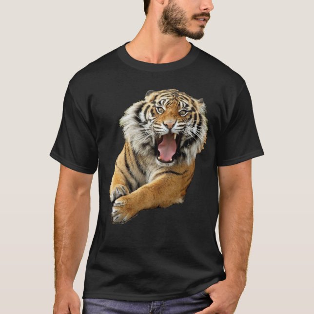 Ilsken tiger tröja (Framsida)