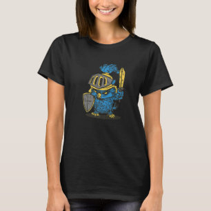 Ilsken Uggle Ridder - Medeltida Renässans Mässa Fe T Shirt