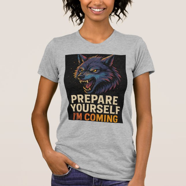 Ilsken Varg T Shirt (Framsida)