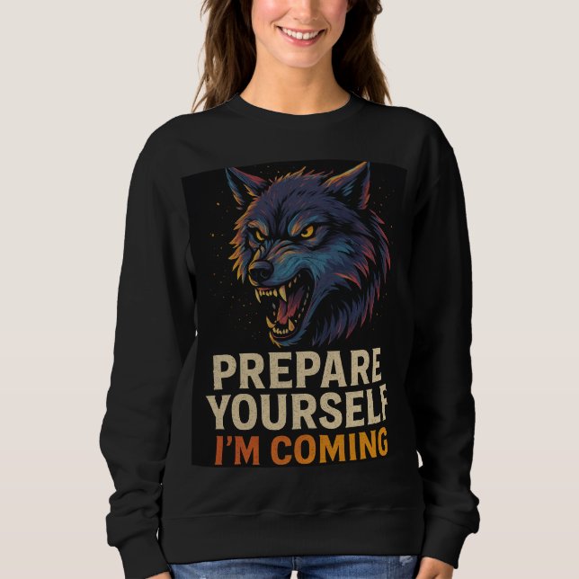 Ilsken Varg T Shirt (Framsida)